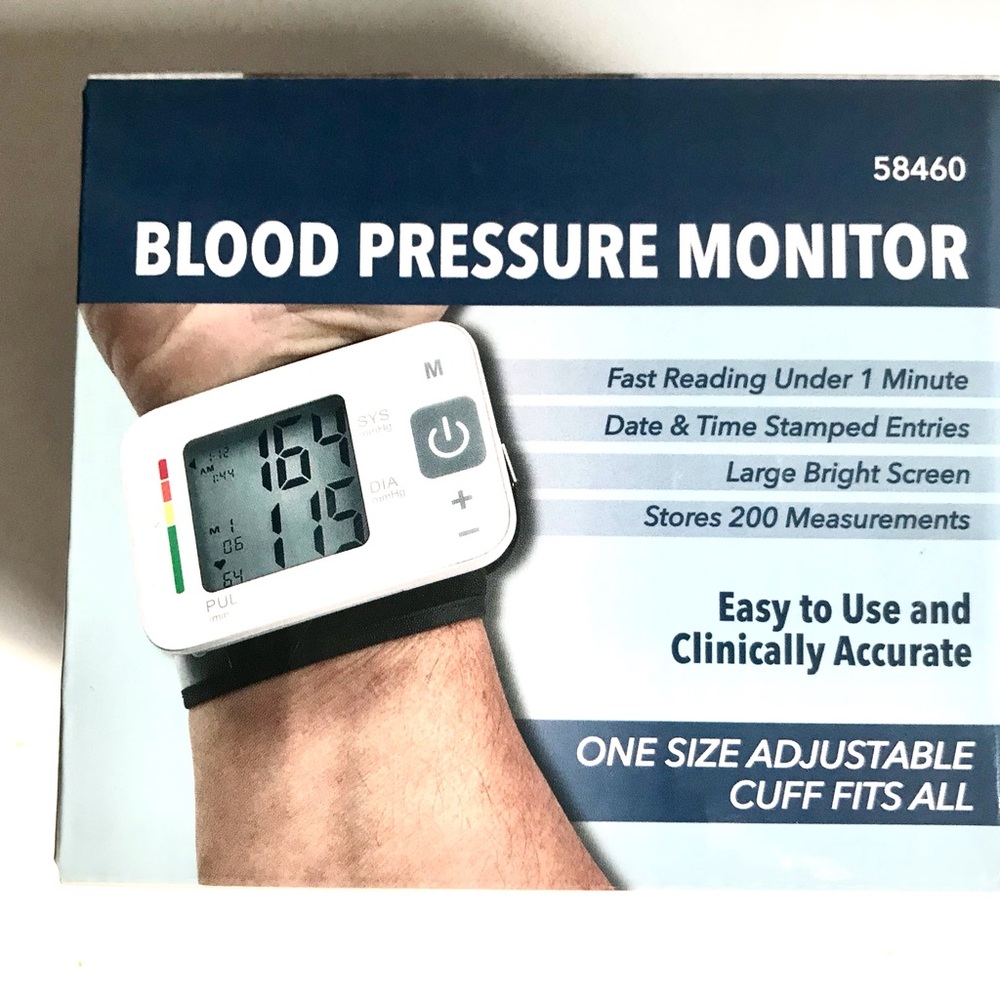 Blood Pressure Monitor Wrist Cuff Digital - Pulse Rate New in Box - Picture 4 of 7
